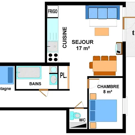 Confortable 6 Pers Avec Terrasse Et Internet A - Fr-1-508b-5 *